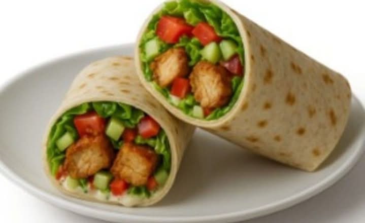 Mediterranean Chicken Wrap