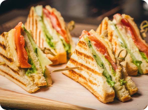 Veggie Grilled Club Sandwich