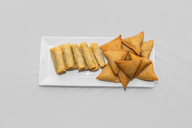 Samosas and Spring Rolls