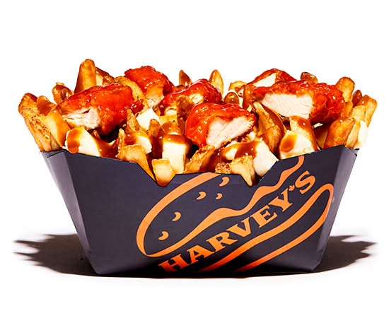 Regular Buffalo Chicken Poutine 850 cals