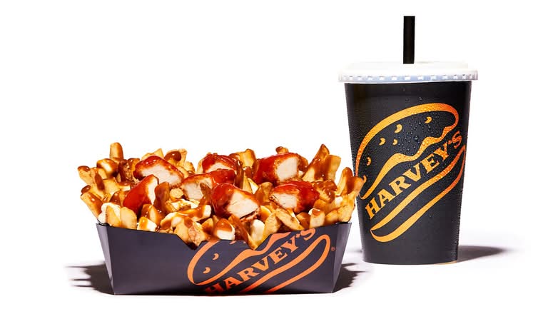Large Buffalo Chicken Poutine Combo 1490-1760 cals