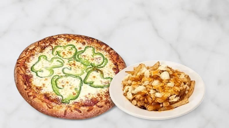 Combo B â Pizza Moyenne 12" + moyenne poutine