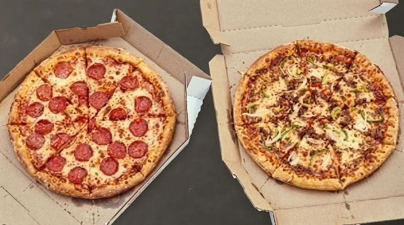 2x Pizza Moyenne 12"