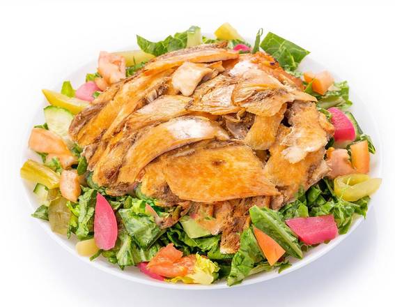Chicken shawarma salad