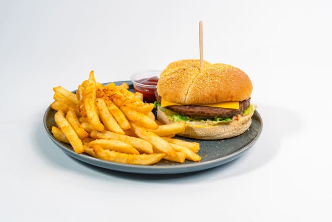 Homemade Beef Burger Sandwich