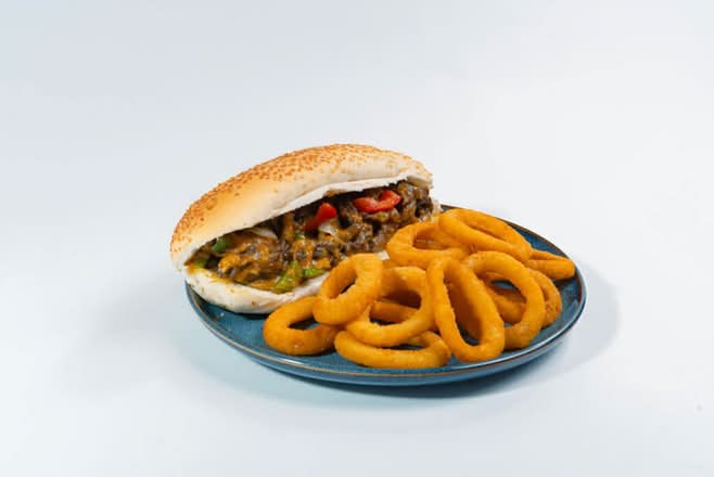 Philly Beef Cheese Sandwich