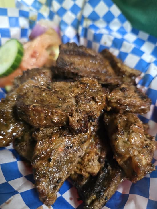 Grilled lamb suya