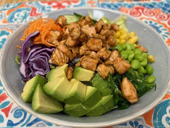 Bol Poke Saumon Teriyaki / Teriyaki Salmon Poke Bowl