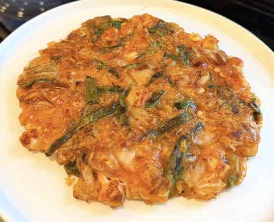 Kimchi pancake