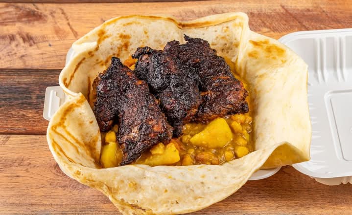 Jerk Chicken Roti
