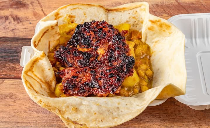 BBQ Chicken Roti