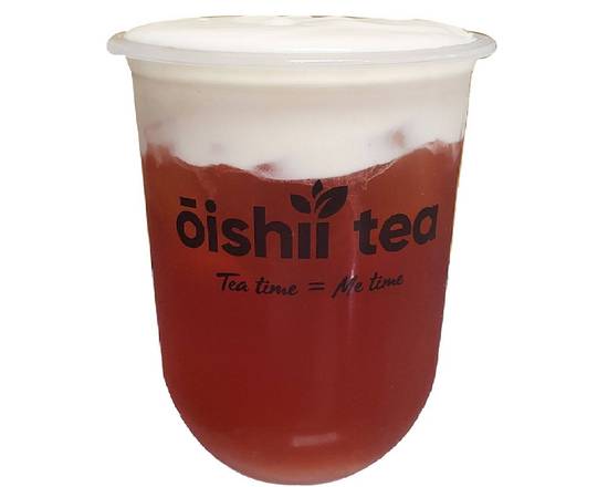 Cheese Foam Rose Tea, Large