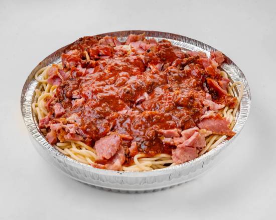 Spaghetti à la viande fumé / Smoked Meat Spaghetti