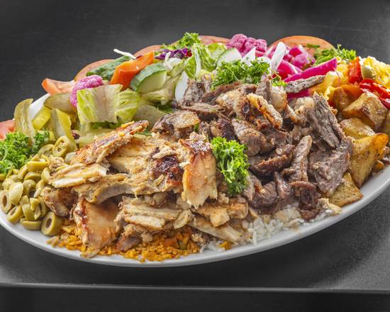 Assiette Shawarma Mixte / Mixed Shawarma Plate