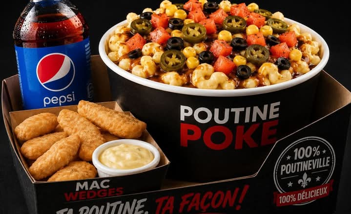 POKE FIESTA & BOUCHÉES MAC AU FROMAGE TRIO