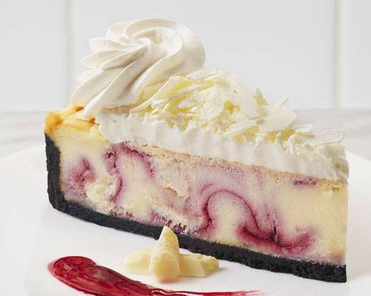 White Chocolate Raspberry Cheesecake
