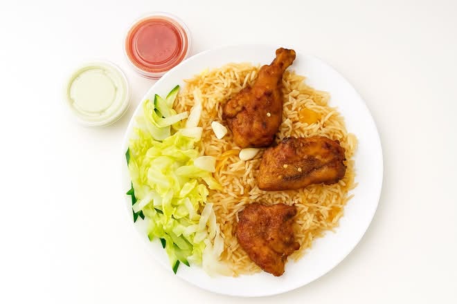 Roasted Chicken Mandi (Crispy)