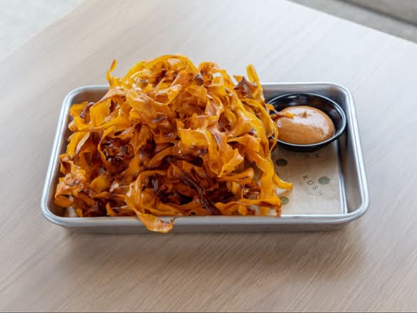Sweet Potato Chips with Chipotle Aioli