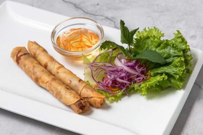 A03. Deep-Fried Shrimp Spring Rolls - Cha Gio Tom (2 pcs)
