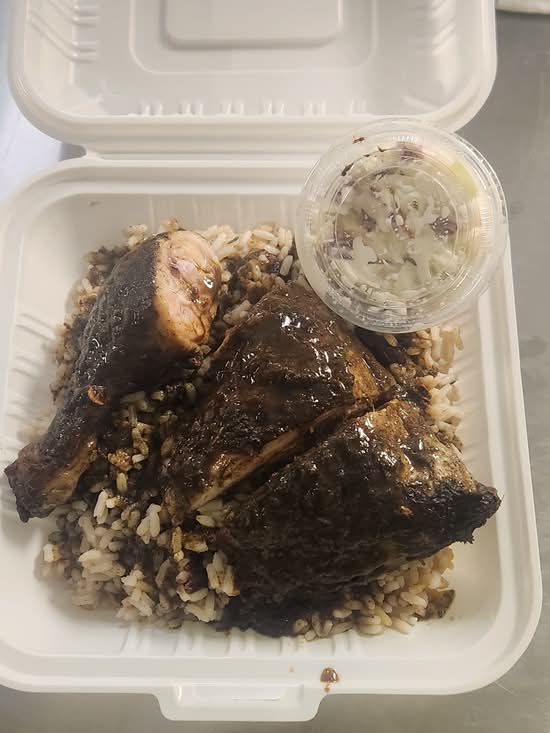 Jerk Chicken Rice & Peas (Bone-in)