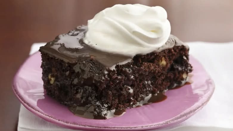Warm Chocolate Fudge Brownie