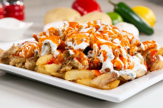 #18 Shawarma Fries Plate