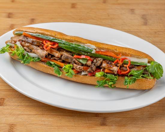 Grilled Chicken Banh Mi Sandwich