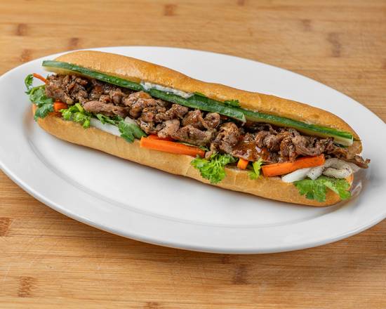 Grilled Pork Banh Mi Sandwich