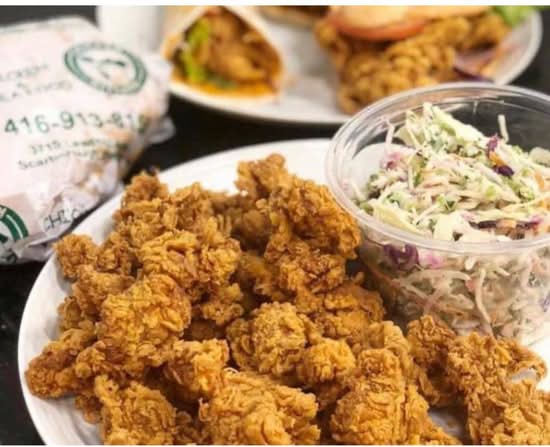 Red Hot Popcorn Chicken Combo