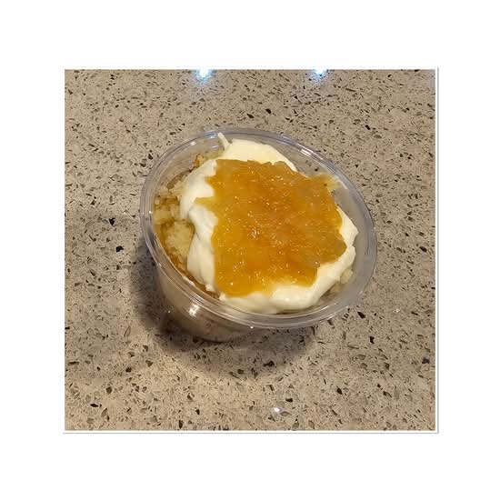 Piña Colada Cake cup