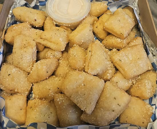 Garlic parm puffs