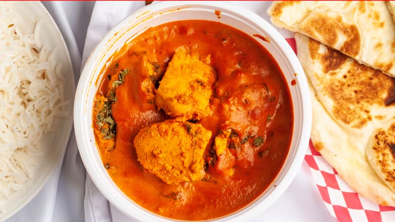 Butter Chicken  Rice or Naan (LUNCH SIZE)