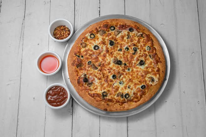 08'' Ham and Mushroom Pizza