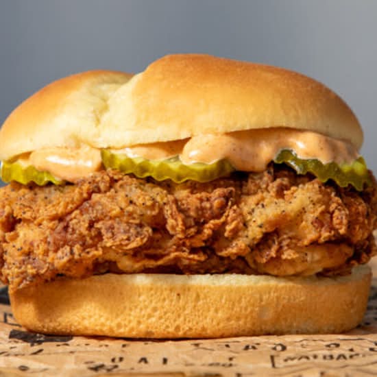 Créez votre propre poulet croustillant burger / Create Your Own Crispy Chicken Burger