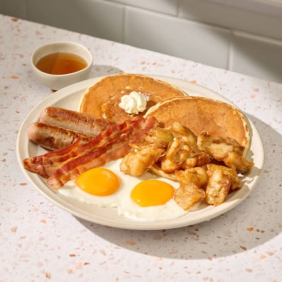 With Pancakes
