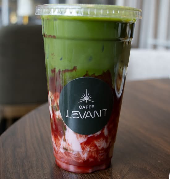 Iced Strawberry Matcha