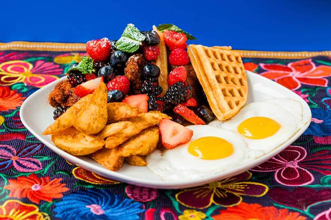 Chicken and Waffles / Poulet Et Gaufres