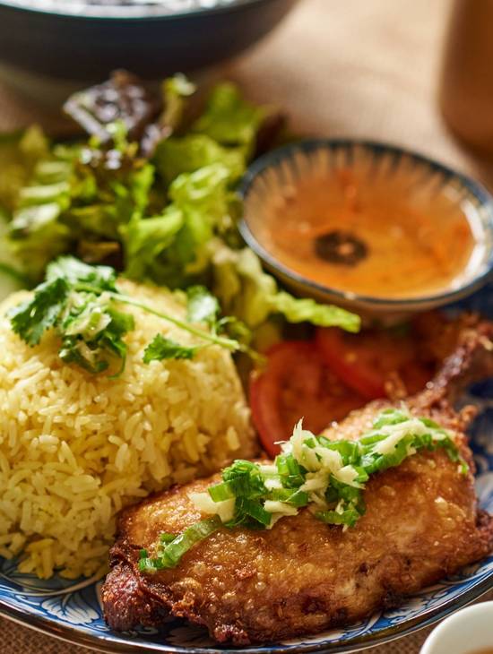 B&D Special Chicken Rice – Cơm Gà Xối Mỡ