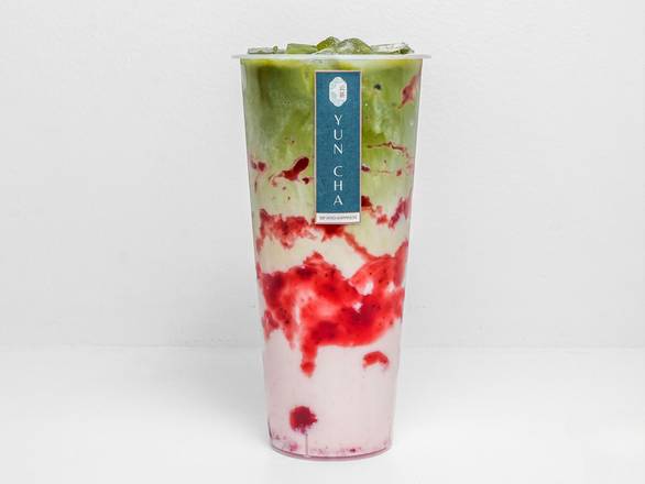 Strawberry Matcha Latte