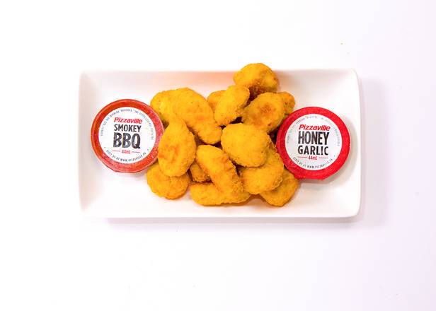 12 Mild Chicken Poppers + 1 Wing Dipping Sauces