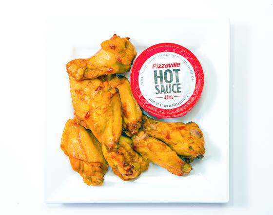 8 Buffalo Style Chicken Wings + 1 Wing Dipping Sauce