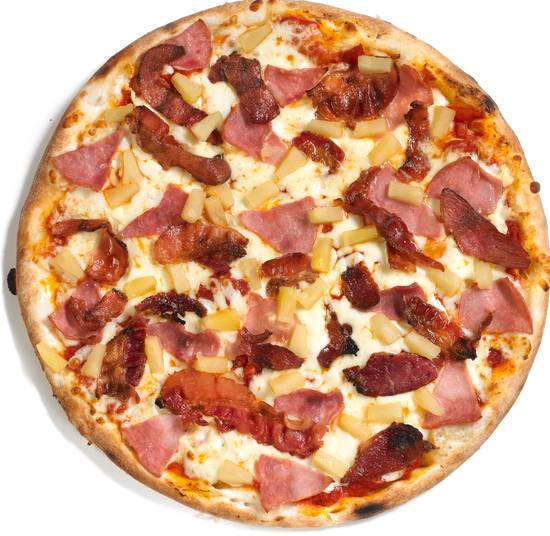 Provolone Hawaiian - 11” Xtra-Thin (8 Slices)