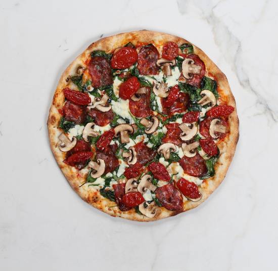 Hot Soppressata Pizza- 12'' Medium (8 Slices)