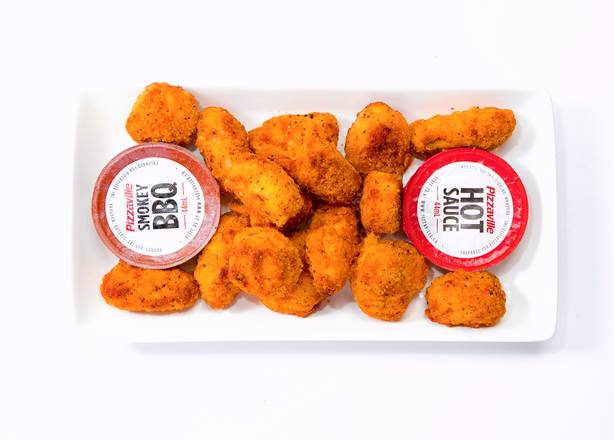 12 Spicy Chicken Poppers + 1 Wing Dipping Sauces