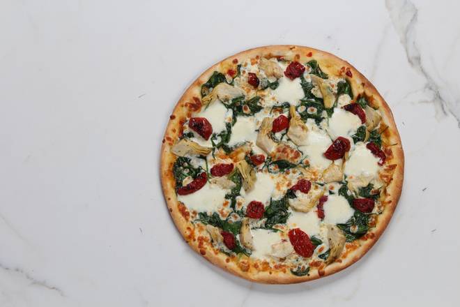 Spinach and Artichoke - 11” Xtra Thin (8 Slices)