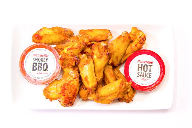 12 Buffalo Style Chicken Wings + 1 Wing Dipping Sauces