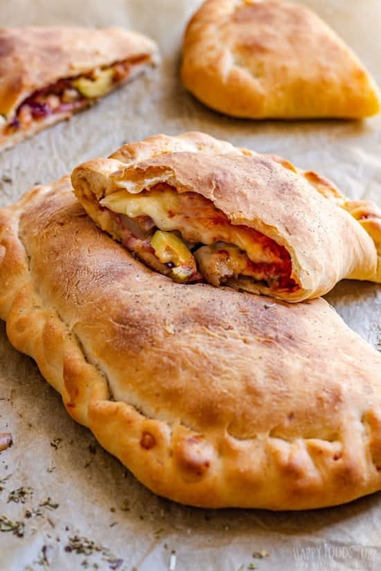 BBQ Chicken Calzone