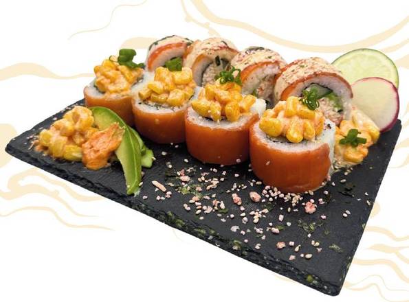 Deluxe Smoked Salmon Roll