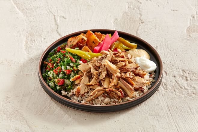 Chicken Shawarma Plate / Shawarma au poulet