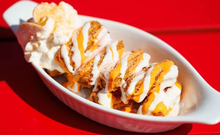Orange Creamsicle Churro Bites